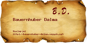 Bauernhuber Dalma névjegykártya